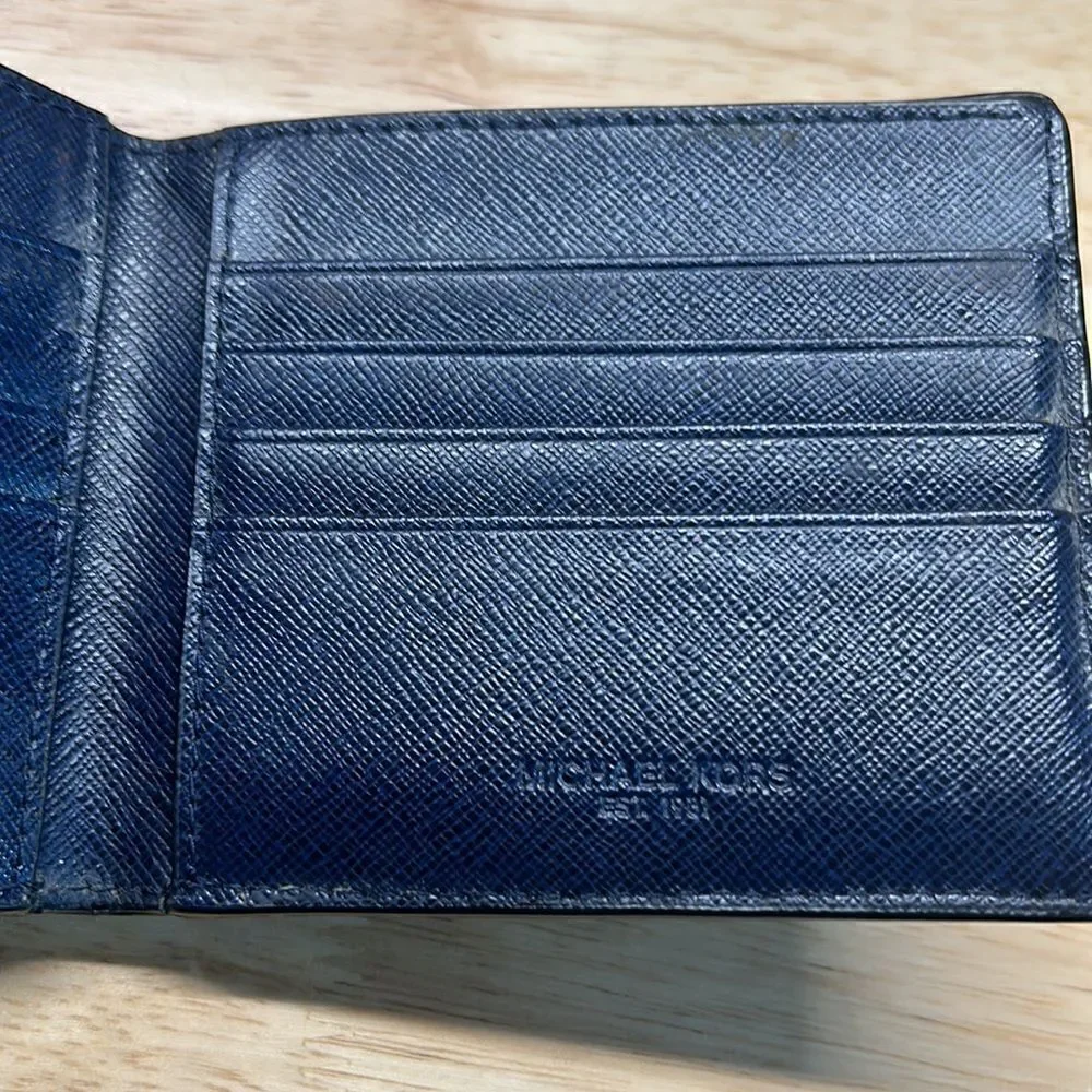 Michael Kors Navy Blue Wallet - Picture 5 of 8